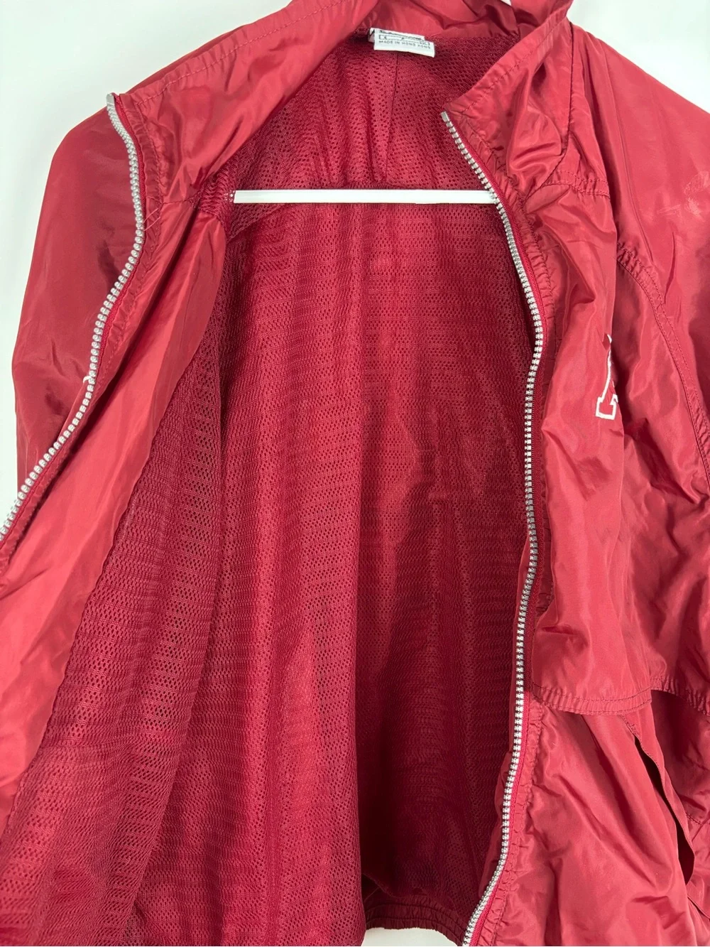 Vintage 90s Nike Team Alabama Crimson Tide Nylon Windbreaker zip Up Jacket Small